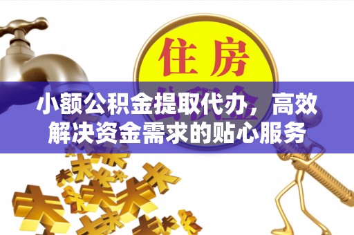 桂平小额公积金提取代办，高效解决资金需求的贴心服务