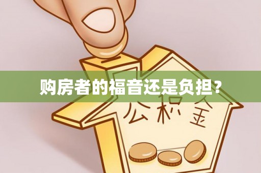 桂平购房者的福音还是负担？