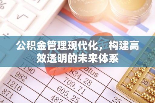 桂平公积金管理现代化，构建高效透明的未来体系