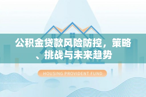 桂平公积金贷款风险防控，策略、挑战与未来趋势