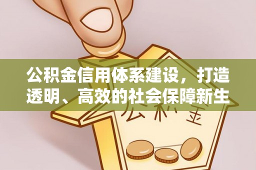 桂平公积金信用体系建设，打造透明、高效的社会保障新生态