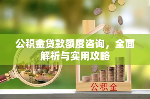 桂平公积金贷款额度咨询，全面解析与实用攻略