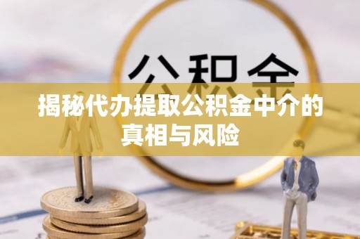 桂平揭秘代办提取公积金中介的真相与风险