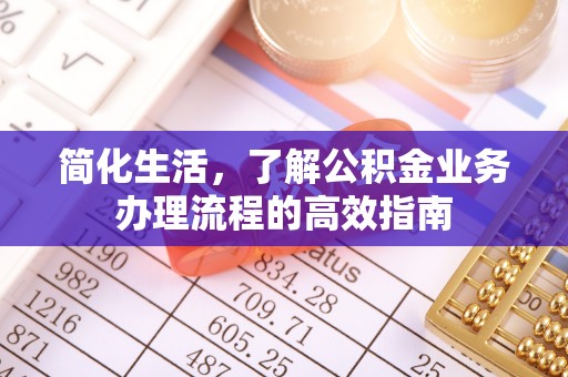 桂平简化生活，了解公积金业务办理流程的高效指南