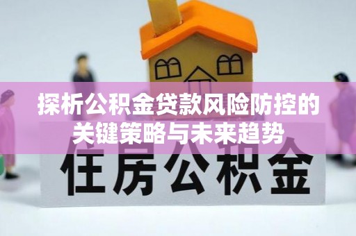 桂平探析公积金贷款风险防控的关键策略与未来趋势
