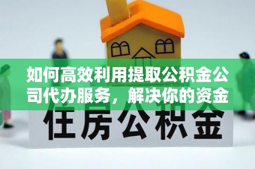 桂平如何高效利用提取公积金公司代办服务，解决你的资金难题