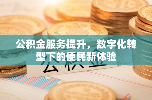 桂平公积金服务提升，数字化转型下的便民新体验