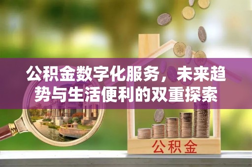 桂平公积金数字化服务，未来趋势与生活便利的双重探索