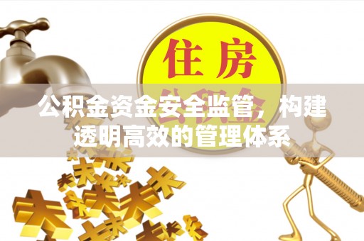 桂平公积金资金安全监管，构建透明高效的管理体系