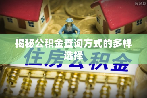 桂平揭秘公积金查询方式的多样选择