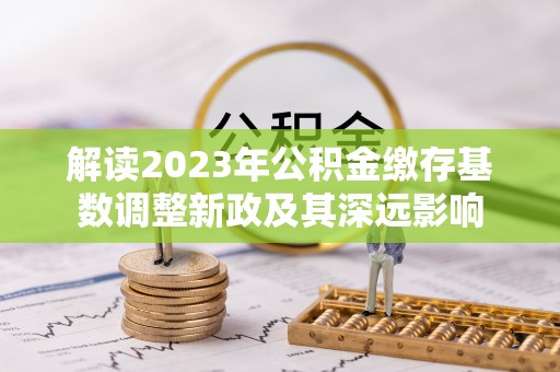 桂平解读2023年公积金缴存基数调整新政及其深远影响