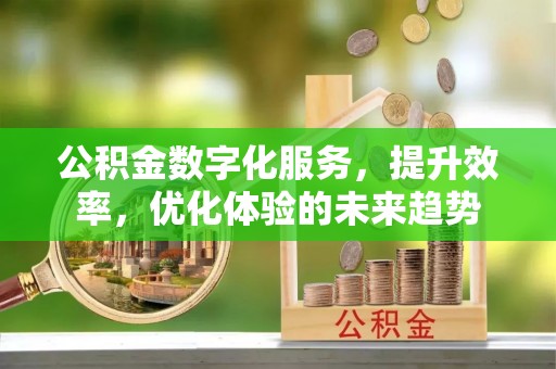 桂平公积金数字化服务，提升效率，优化体验的未来趋势