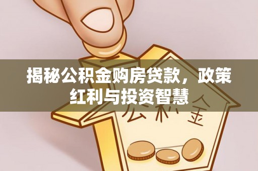 桂平揭秘公积金购房贷款，政策红利与投资智慧