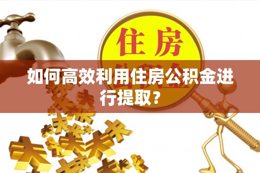 桂平如何高效利用住房公积金进行提取？