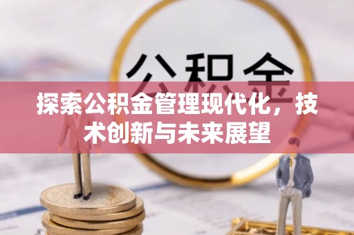 桂平探索公积金管理现代化，技术创新与未来展望